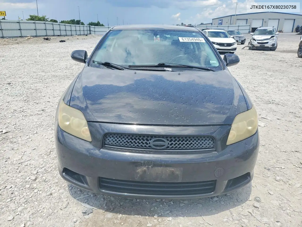 2008 Scion Tc Base VIN: JTKDE167X80230758 Lot: 61354946