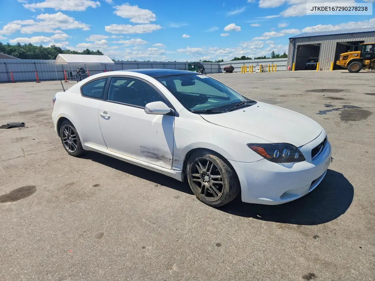 2009 Scion Tc Base VIN: JTKDE167290278238 Lot: 57587166