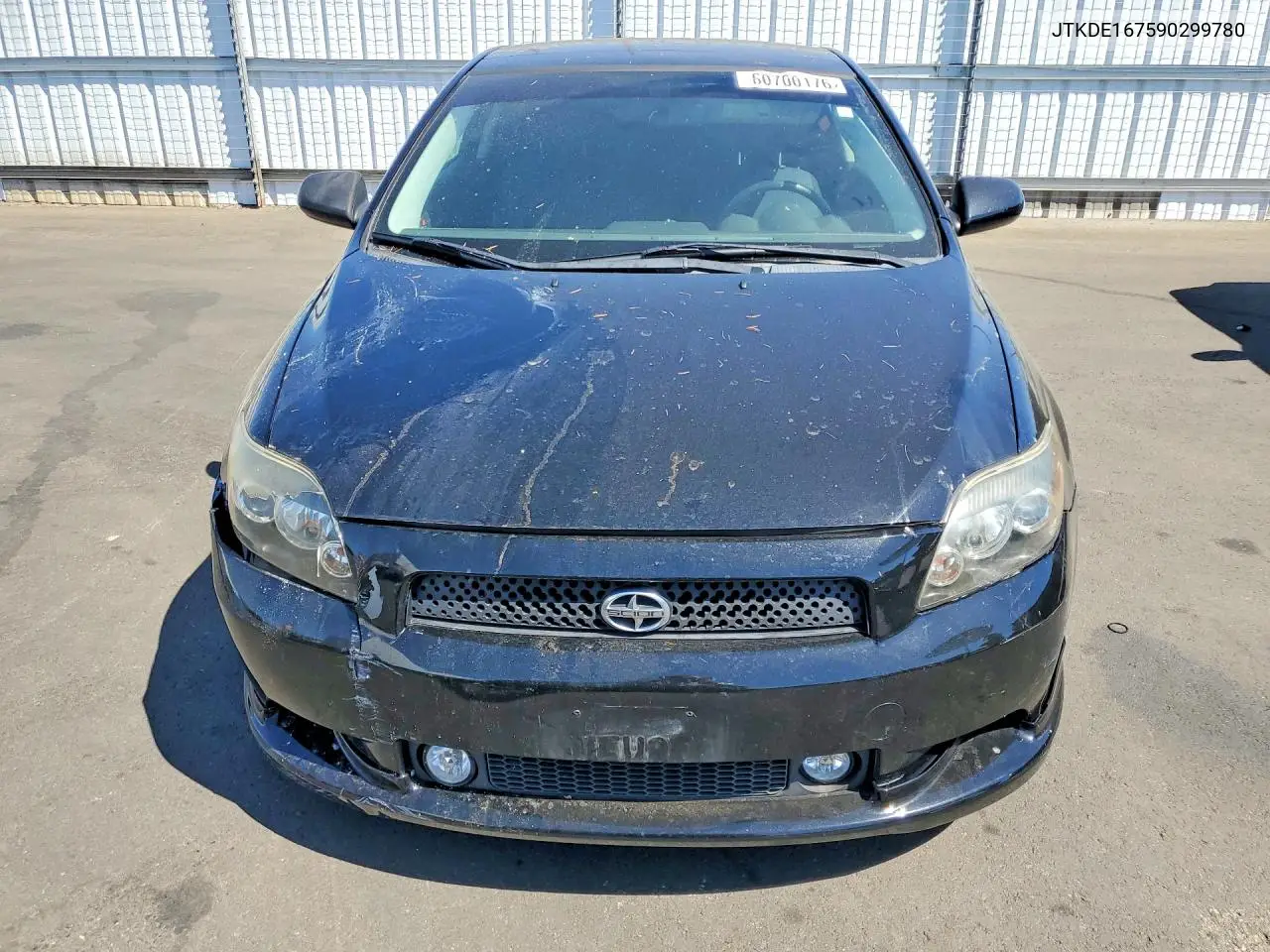 2009 Scion Tc Base VIN: JTKDE167590299780 Lot: 60700176