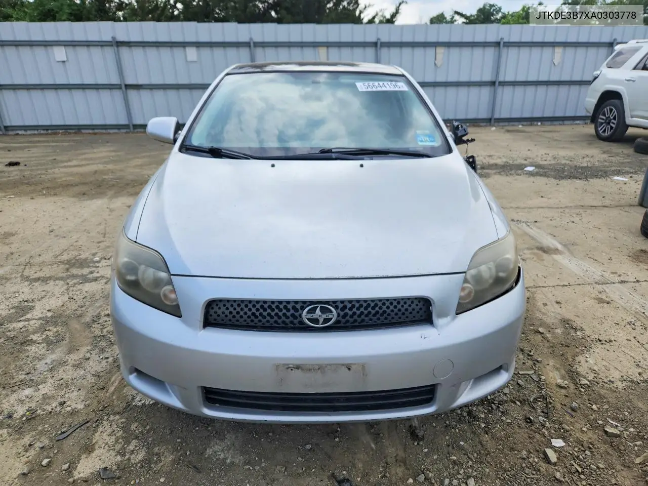 2010 Scion Tc Base VIN: JTKDE3B7XA0303778 Lot: 56644196