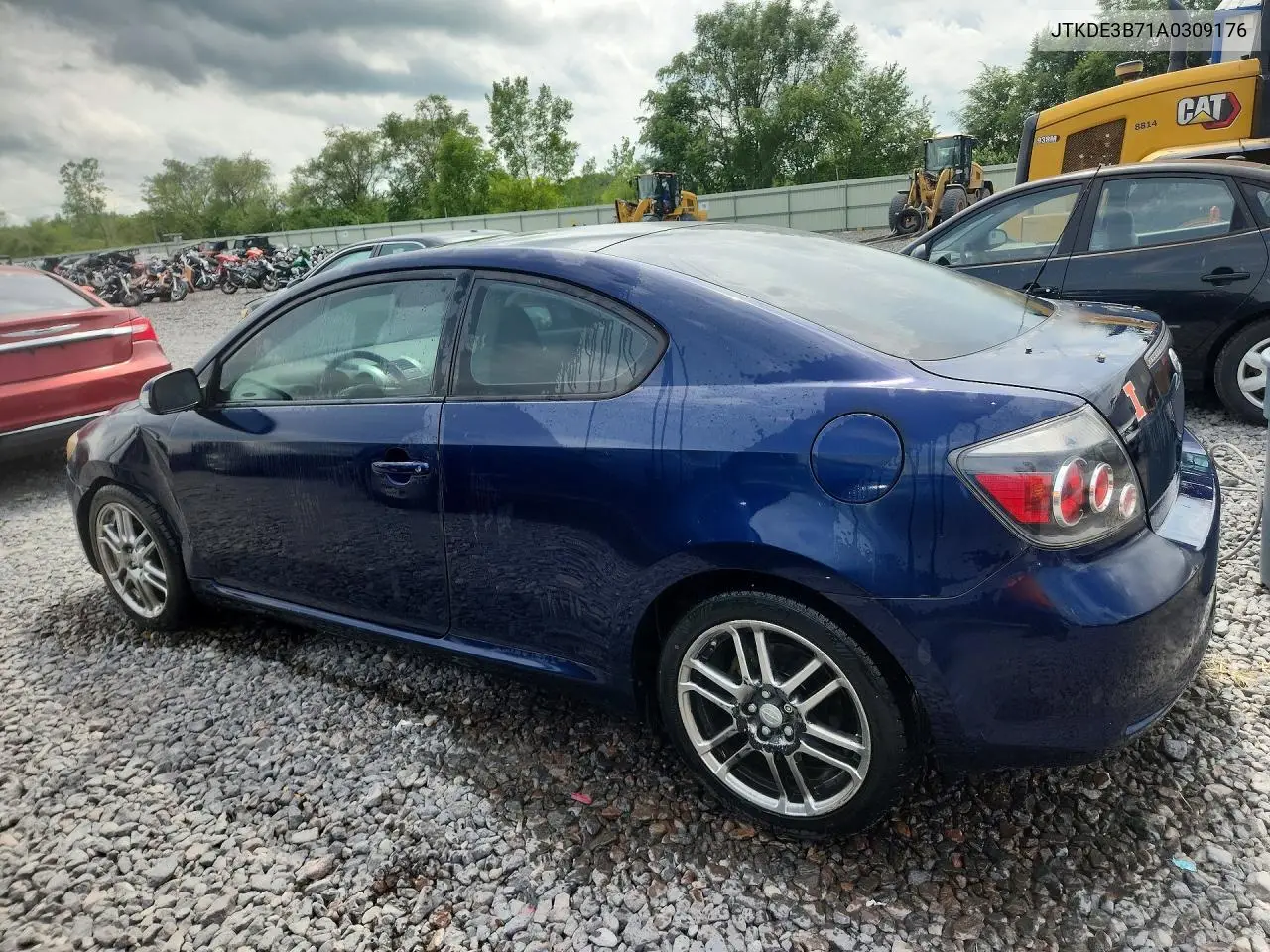 2010 Scion Tc Base VIN: JTKDE3B71A0309176 Lot: 58750736
