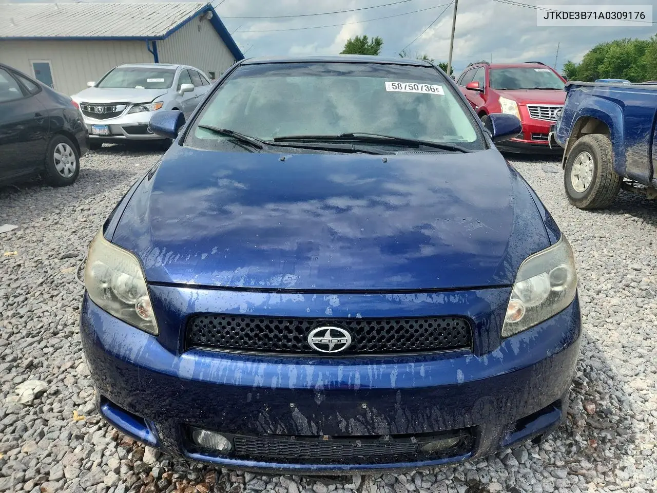 2010 Scion Tc Base VIN: JTKDE3B71A0309176 Lot: 58750736