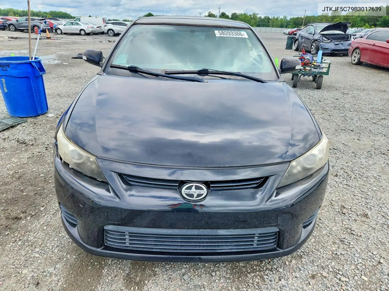 2011 Scion Tc VIN: JTKJF5C79B3017639 Lot: 58093386