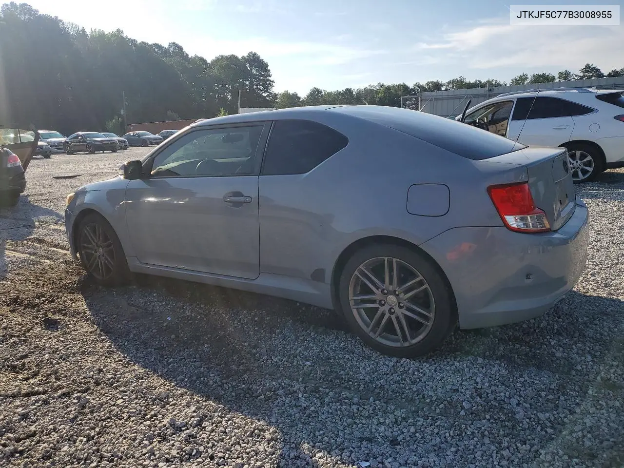 2011 Scion Tc Base VIN: JTKJF5C77B3008955 Lot: 60033066
