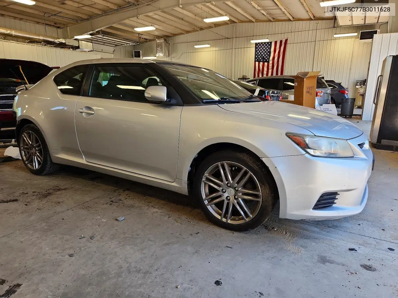 2011 Scion Tc Base VIN: JTKJF5C77B3011628 Lot: 61083456