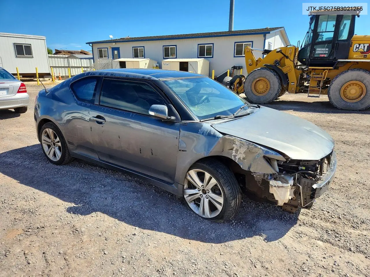 2011 Scion Tc Base VIN: JTKJF5C75B3021266 Lot: 61455666