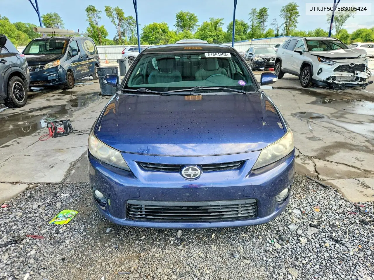 2011 Scion Tc Base VIN: JTKJF5C75B3005424 Lot: 61594906