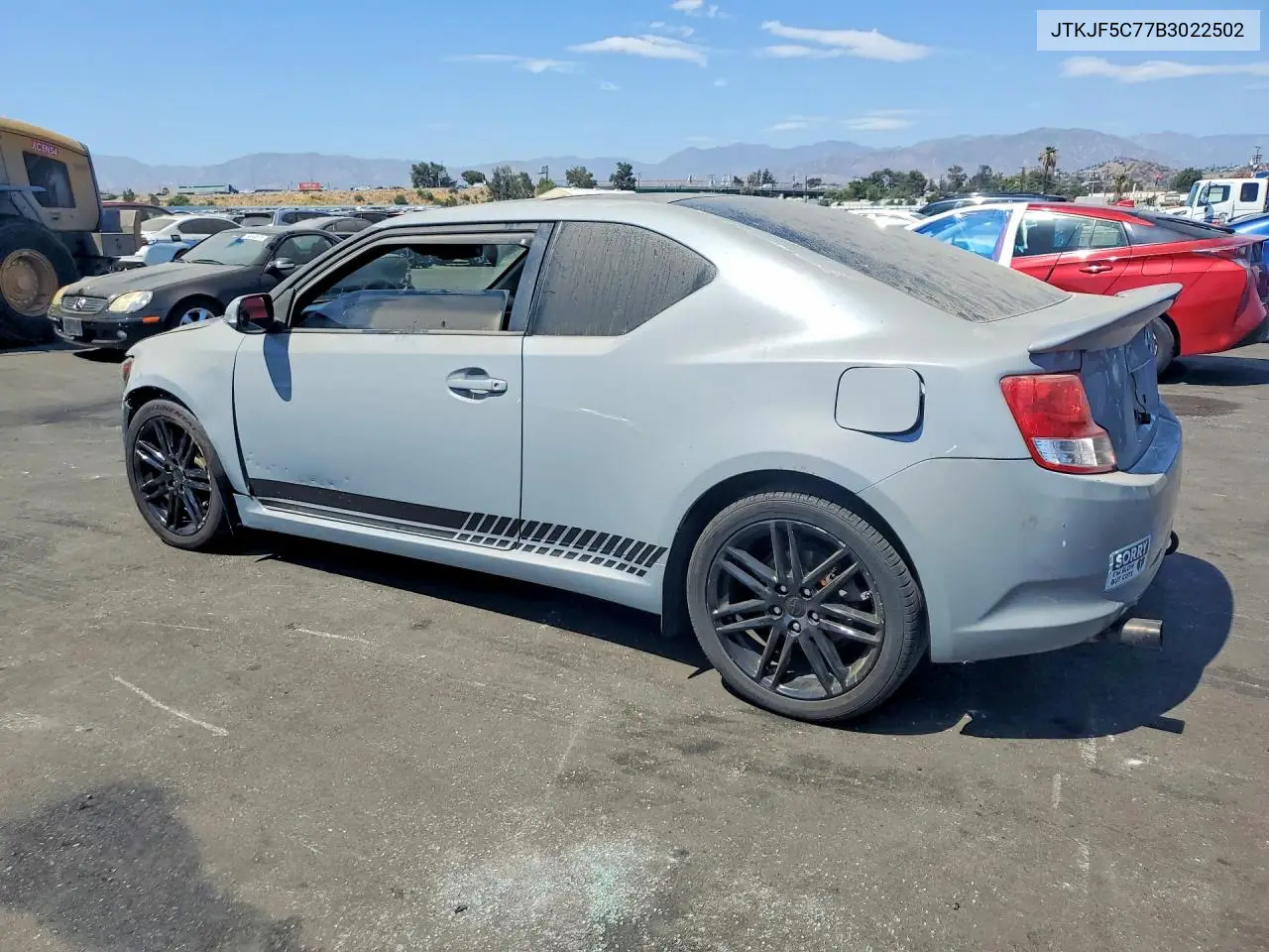 2011 Scion Tc Base VIN: JTKJF5C77B3022502 Lot: 61796456