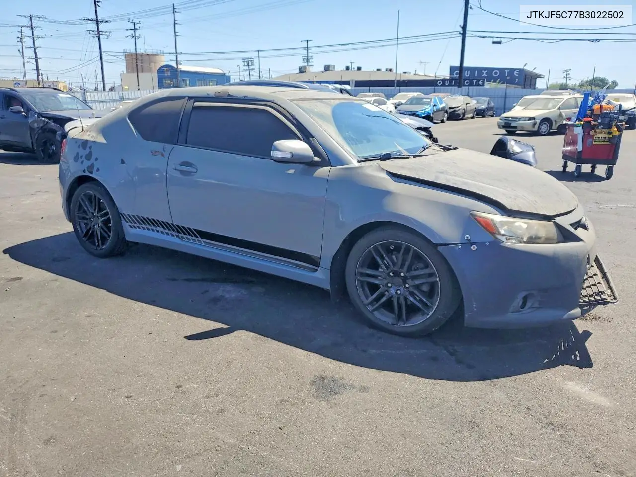 2011 Scion Tc Base VIN: JTKJF5C77B3022502 Lot: 61796456