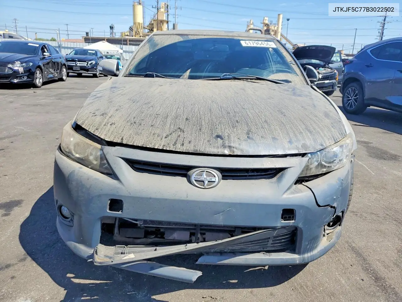 2011 Scion Tc Base VIN: JTKJF5C77B3022502 Lot: 61796456