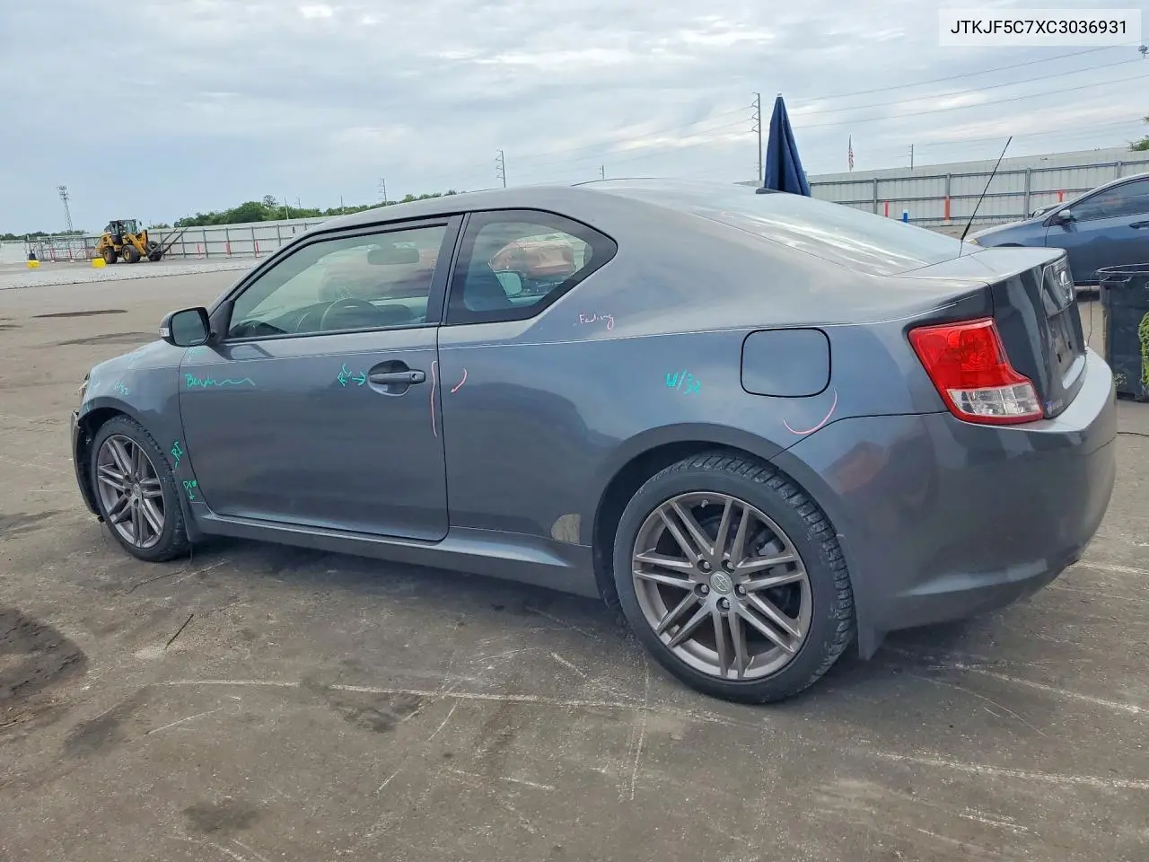 2012 Scion Tc Base VIN: JTKJF5C7XC3036931 Lot: 56331656
