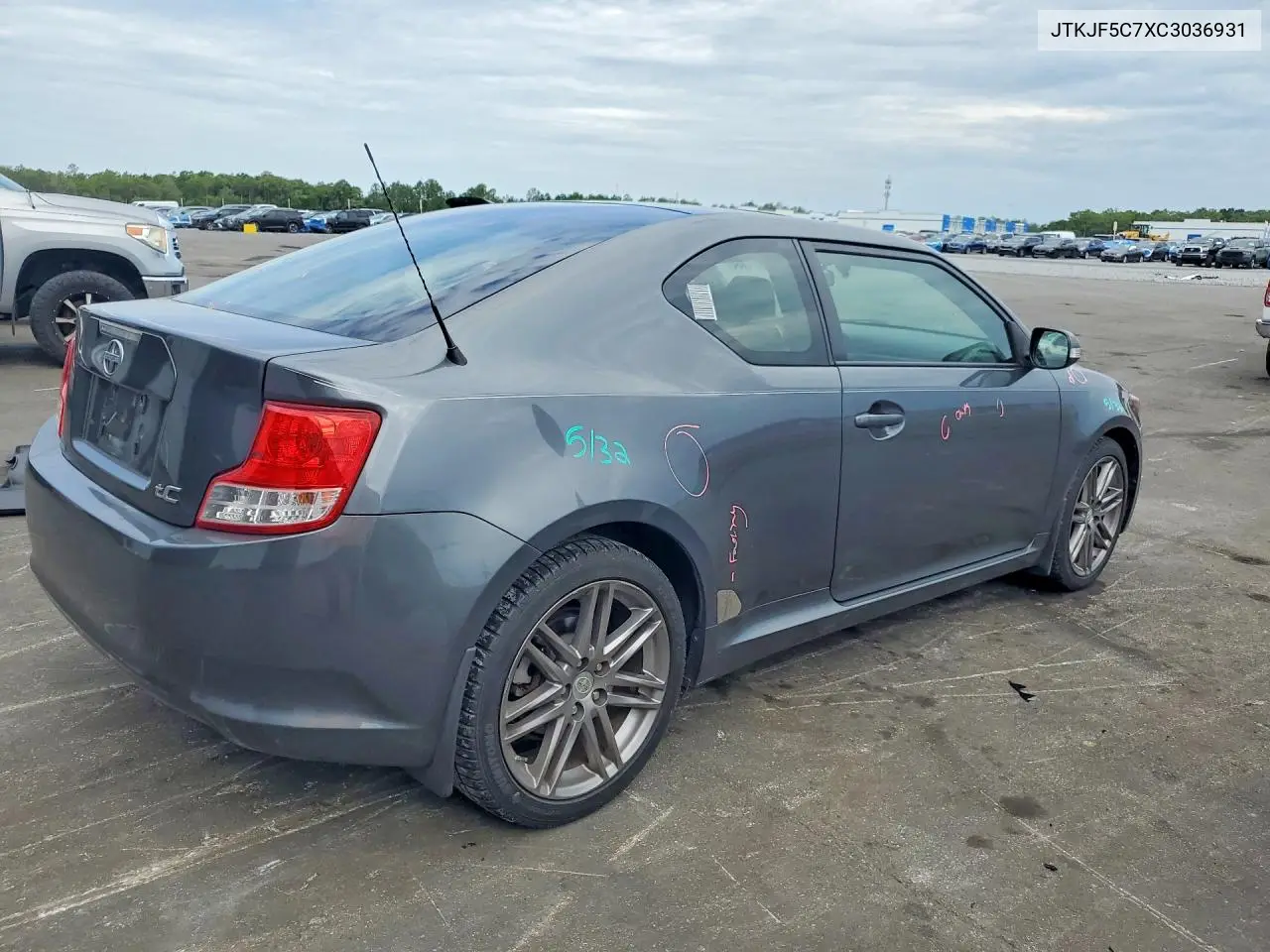2012 Scion Tc Base VIN: JTKJF5C7XC3036931 Lot: 56331656