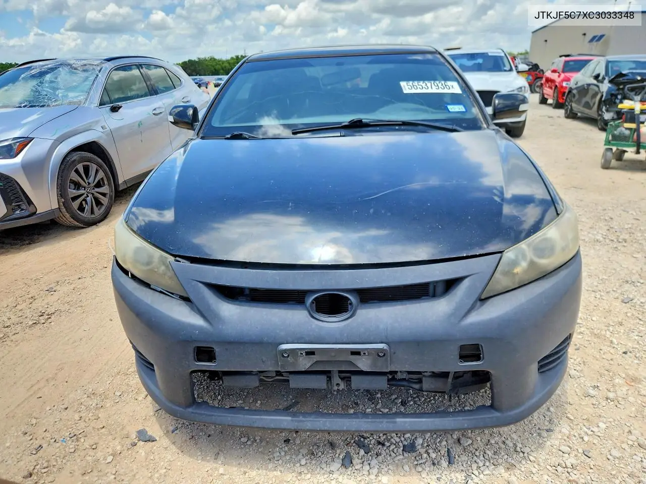2012 Scion Tc Base VIN: JTKJF5C7XC3033348 Lot: 56537936