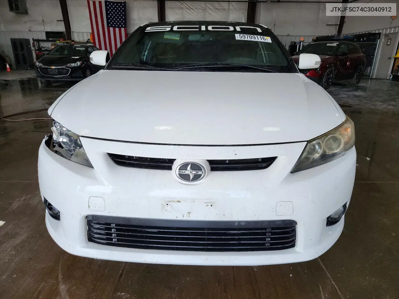 2012 Scion Tc Base VIN: JTKJF5C74C3040912 Lot: 59709116