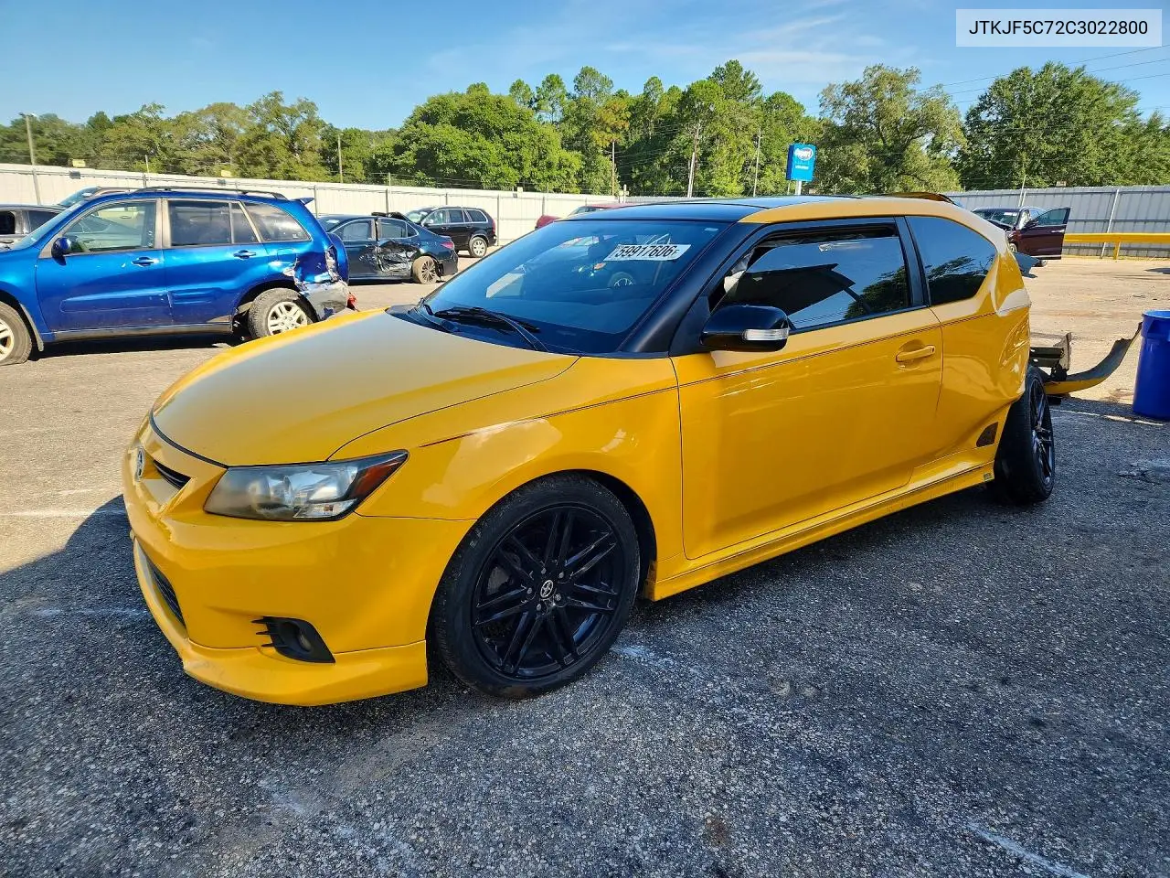 2012 Scion Tc Release Series 7.0 VIN: JTKJF5C72C3022800 Lot: 59917606