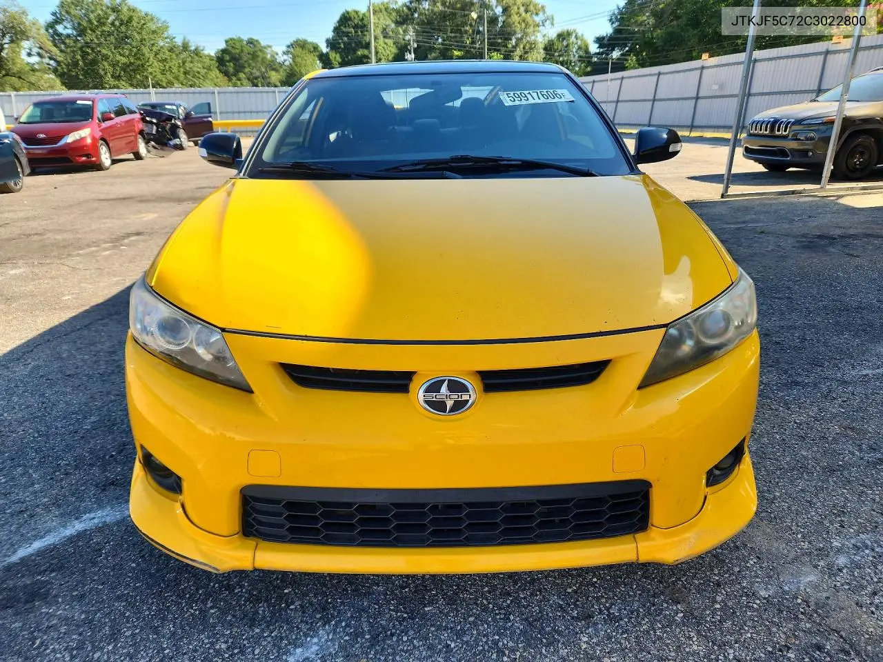 2012 Scion Tc Release Series 7.0 VIN: JTKJF5C72C3022800 Lot: 59917606