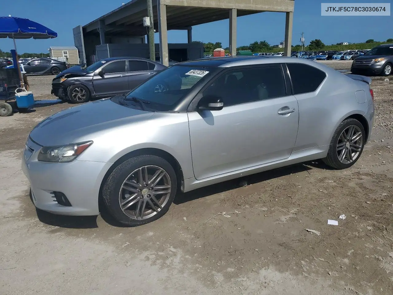 2012 Scion Tc Base VIN: JTKJF5C78C3030674 Lot: 60437326