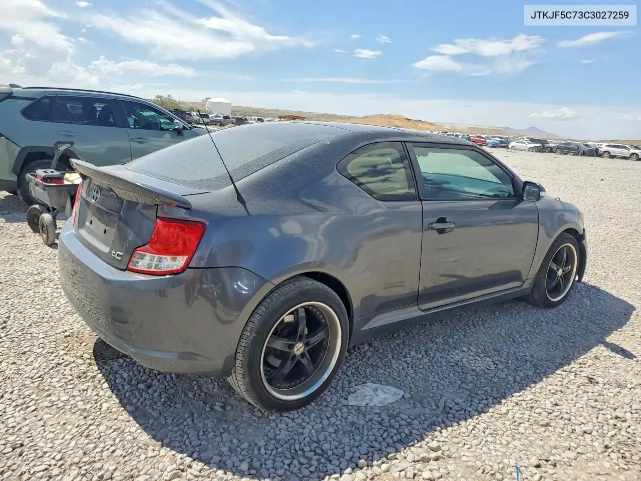 2012 Scion Tc Base VIN: JTKJF5C73C3027259 Lot: 60584306