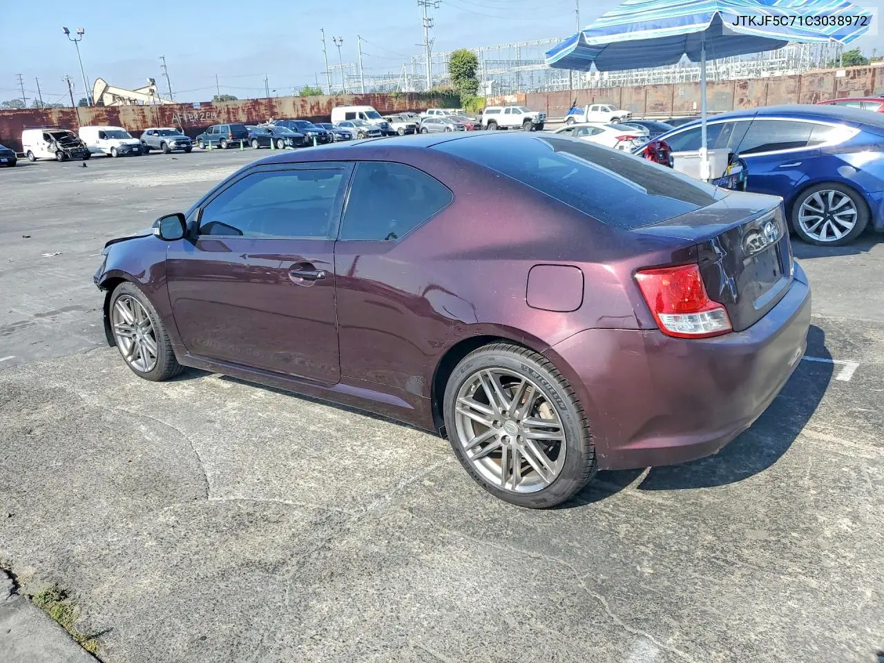 2012 Scion Tc Base VIN: JTKJF5C71C3038972 Lot: 60836806