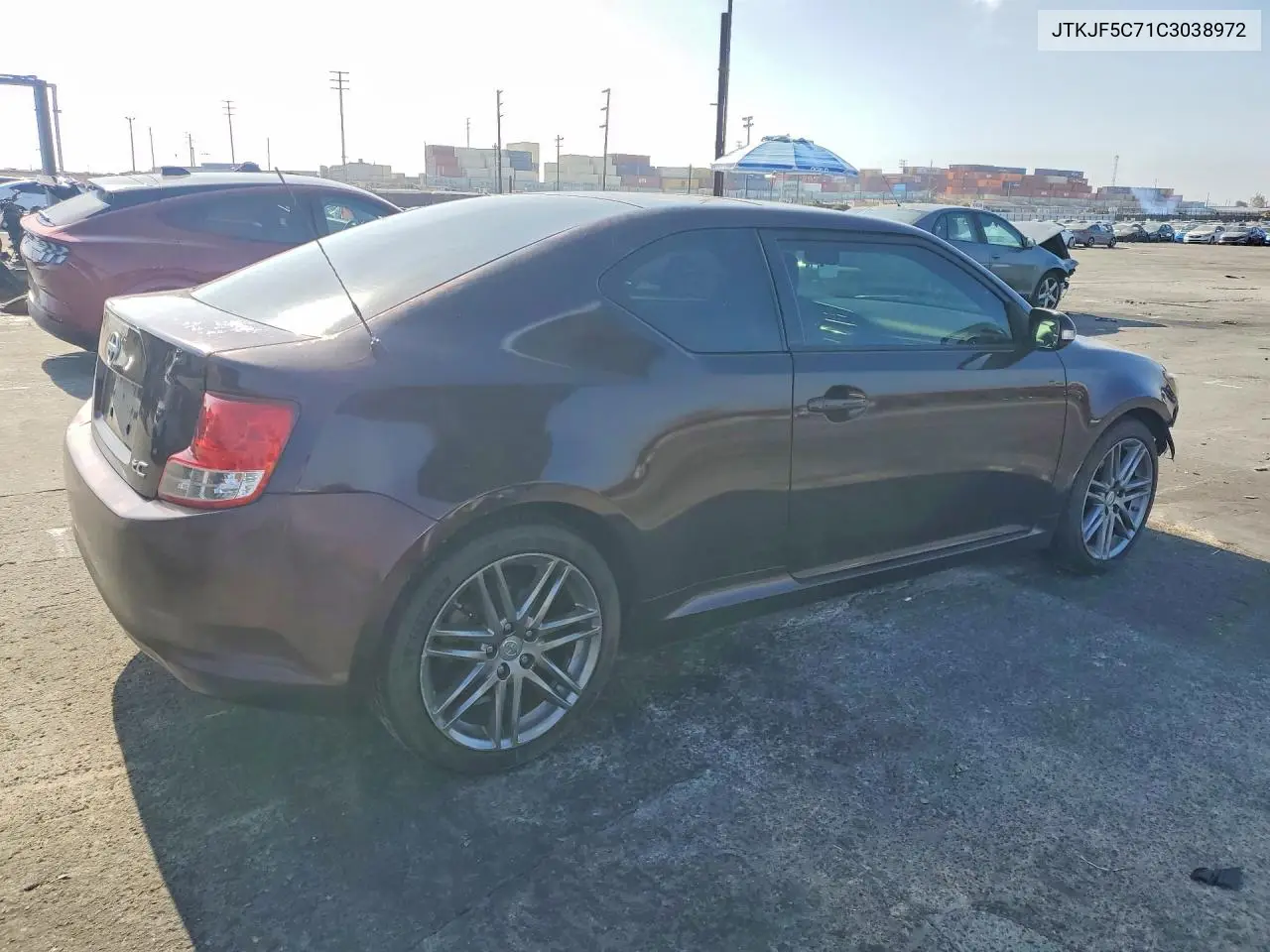2012 Scion Tc Base VIN: JTKJF5C71C3038972 Lot: 60836806