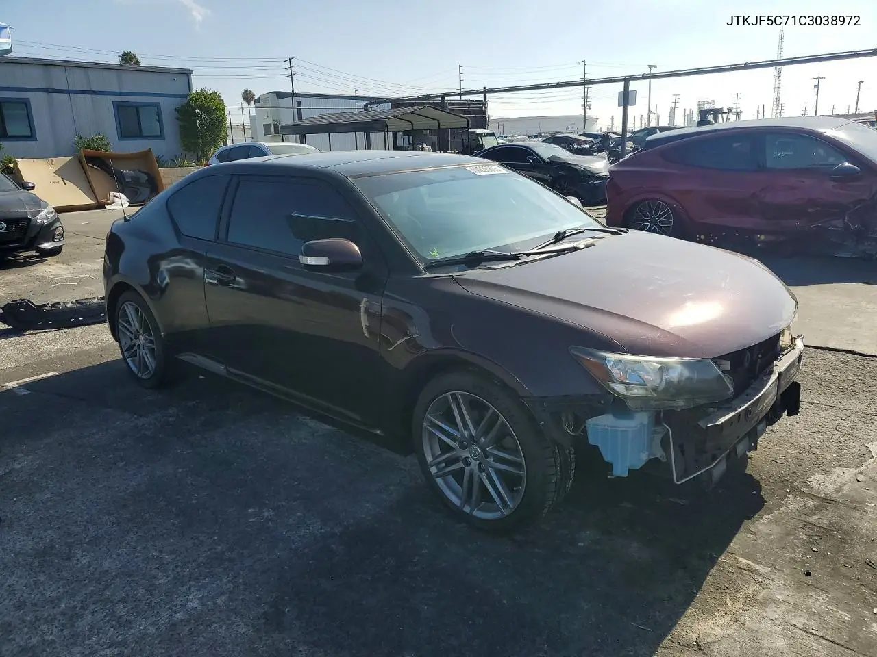 2012 Scion Tc Base VIN: JTKJF5C71C3038972 Lot: 60836806