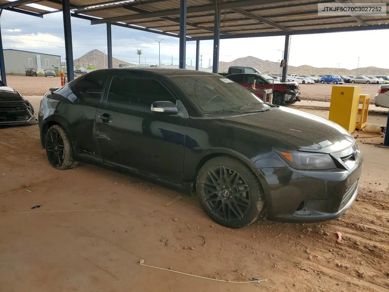 2012 Scion Tc Base VIN: JTKJF5C70C3027252 Lot: 61437176