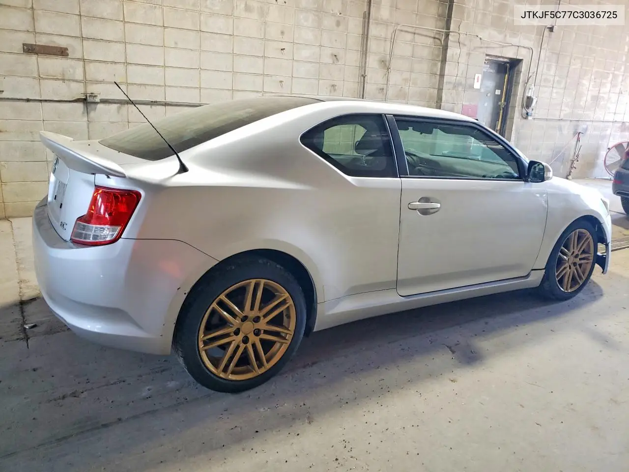 2012 Scion Tc Base VIN: JTKJF5C77C3036725 Lot: 61691166