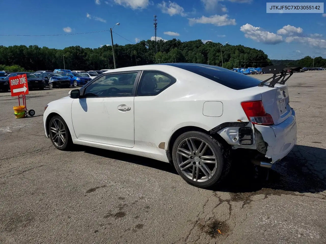 2013 Scion Tc Base VIN: JTKJF5C7XD3055142 Lot: 57117766