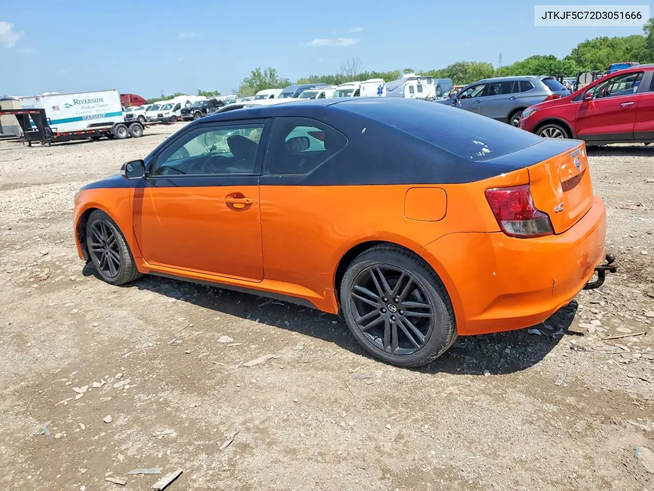 2013 Scion Tc Base VIN: JTKJF5C72D3051666 Lot: 59185216