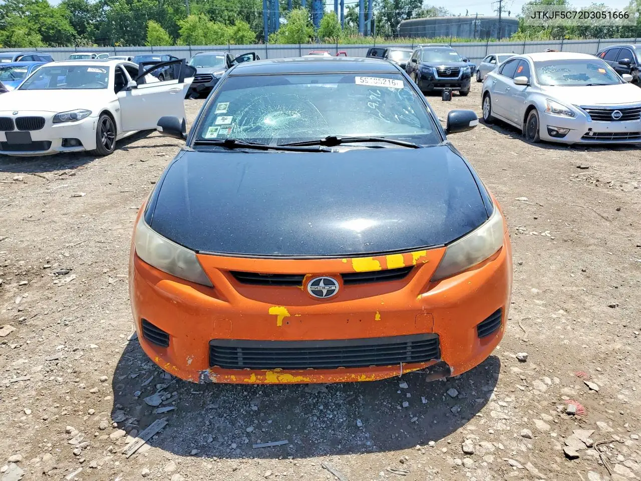2013 Scion Tc Base VIN: JTKJF5C72D3051666 Lot: 59185216