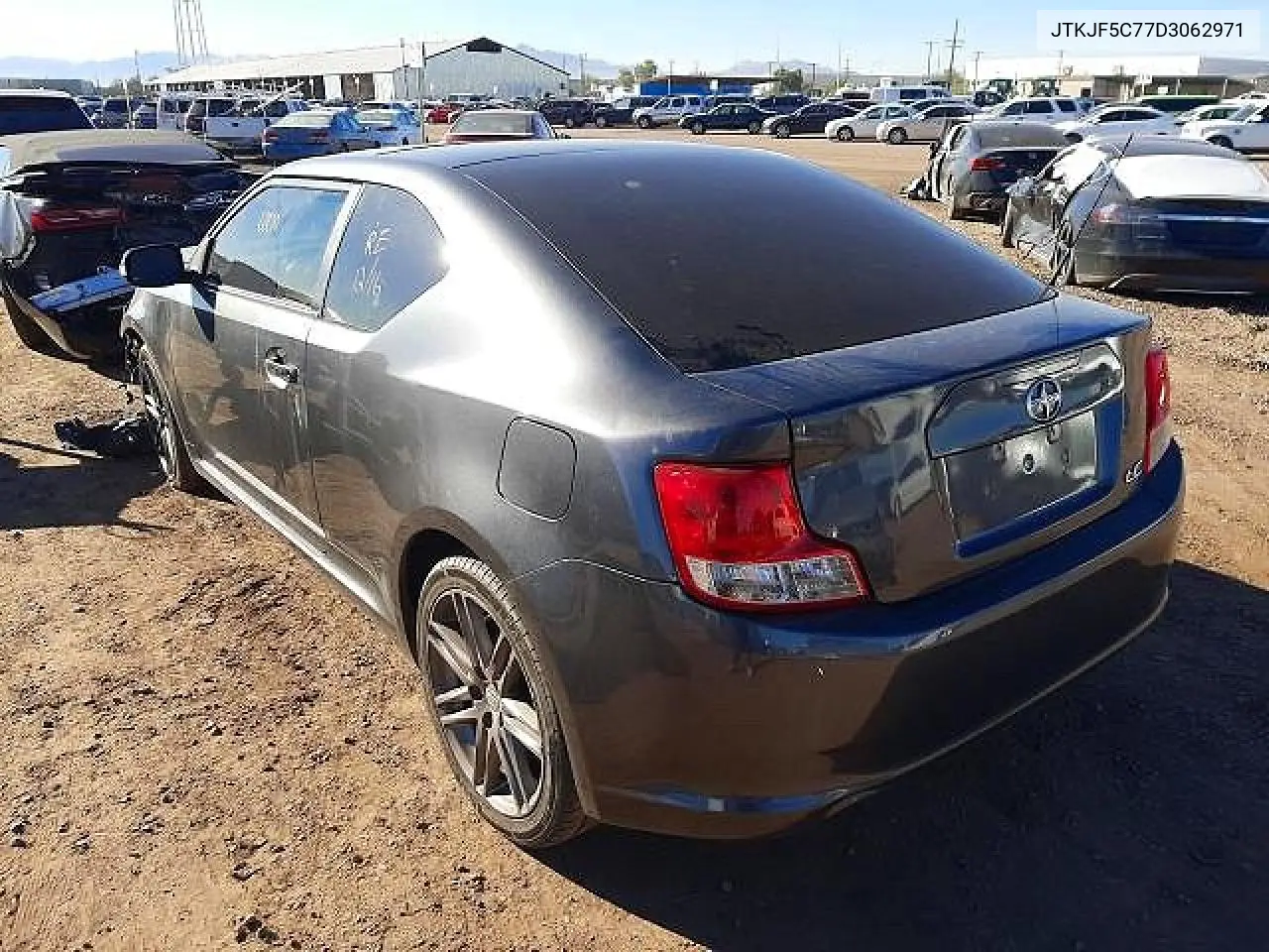 2013 Scion Tc Base VIN: JTKJF5C77D3062971 Lot: 59632476
