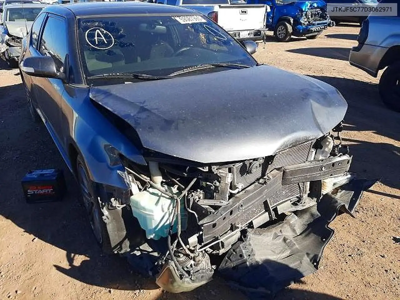 2013 Scion Tc Base VIN: JTKJF5C77D3062971 Lot: 59632476