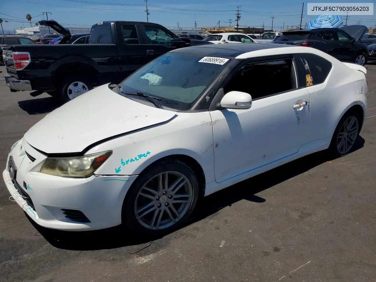 2013 Scion Tc Base VIN: JTKJF5C79D3056203 Lot: 60689916