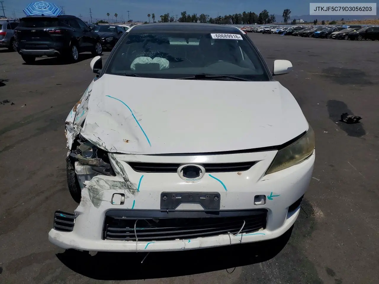 2013 Scion Tc Base VIN: JTKJF5C79D3056203 Lot: 60689916