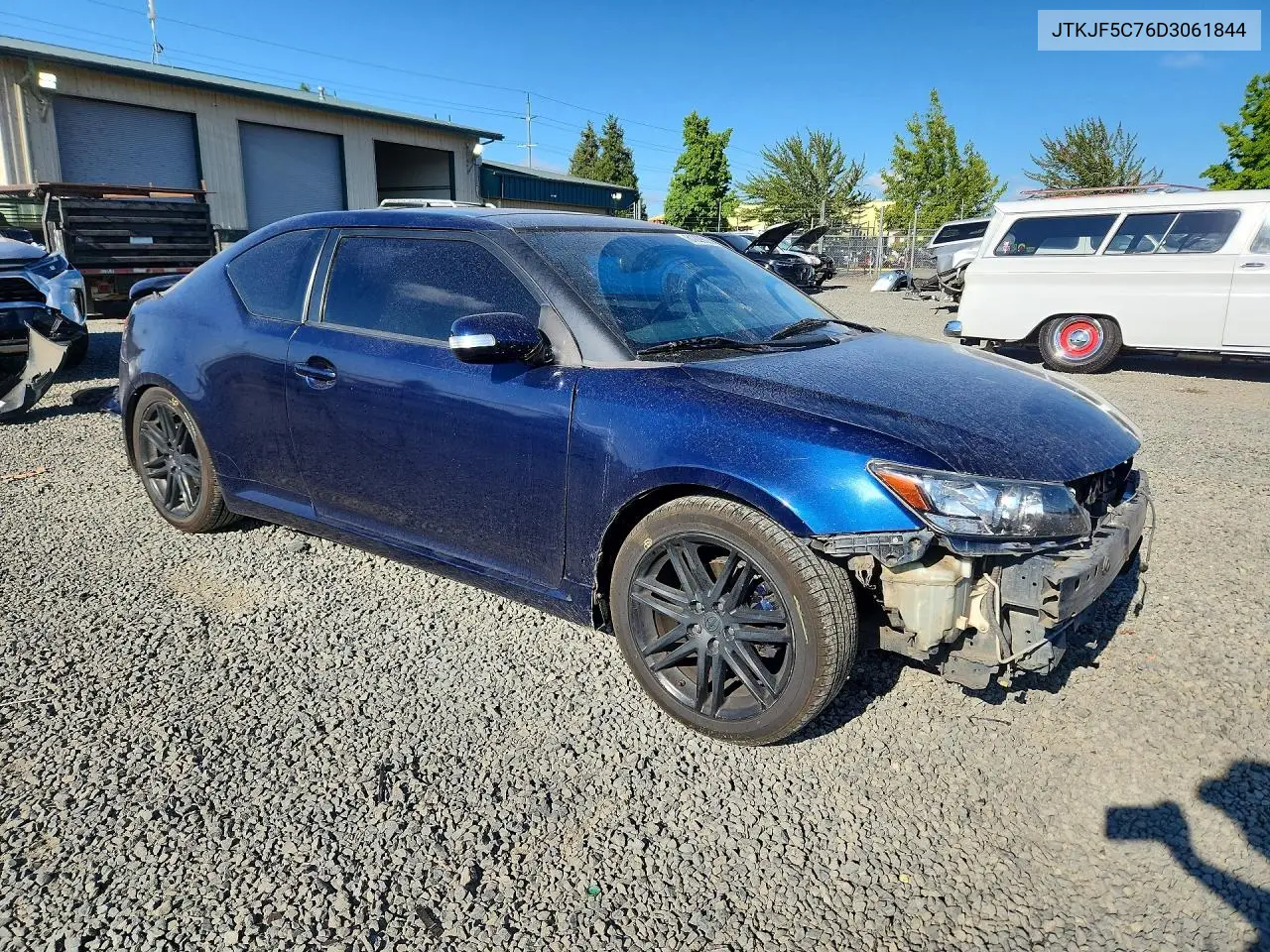 2013 Scion Tc Base VIN: JTKJF5C76D3061844 Lot: 61229026