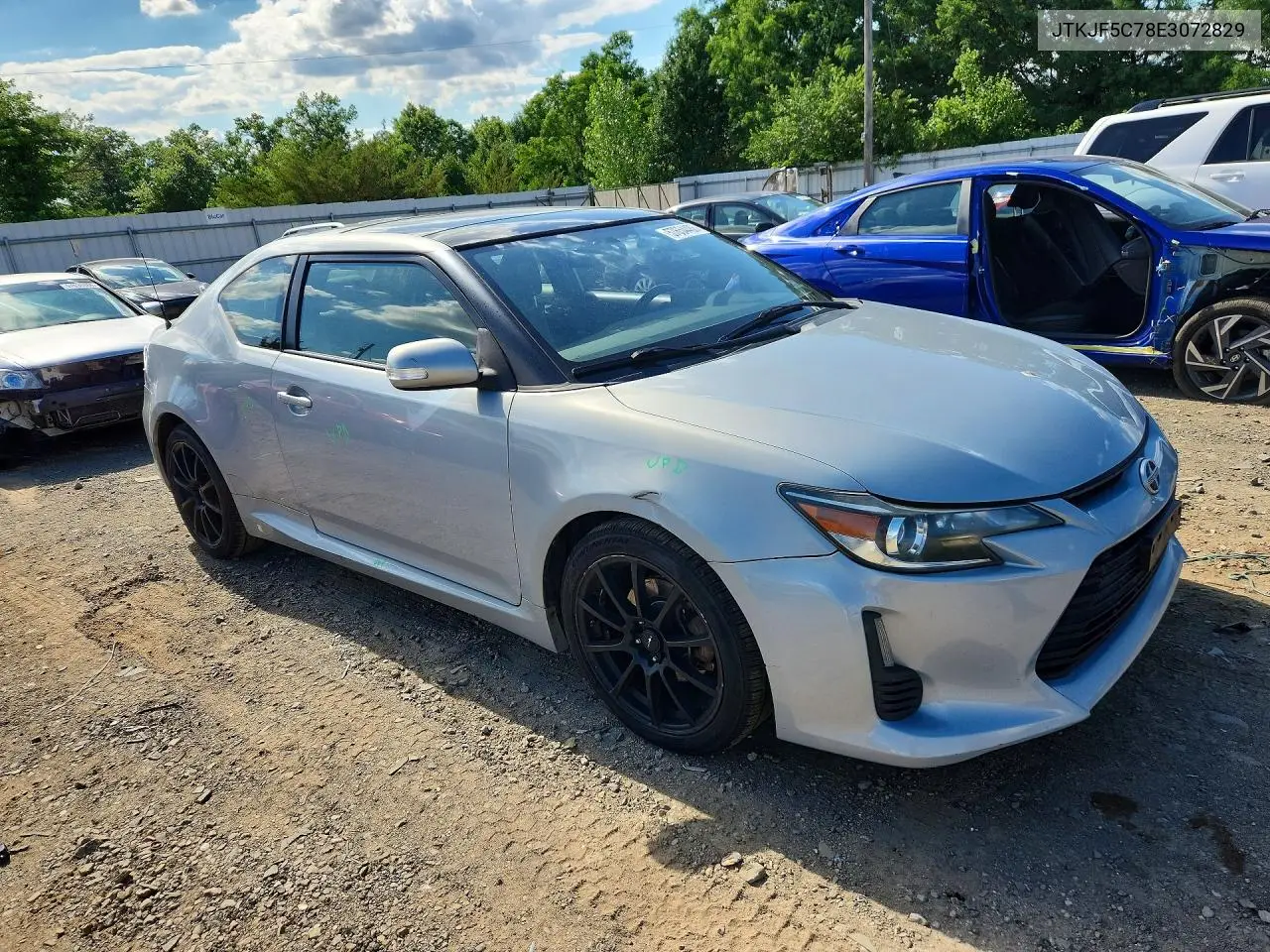 2014 Scion Tc 10 Series VIN: JTKJF5C78E3072829 Lot: 57654486