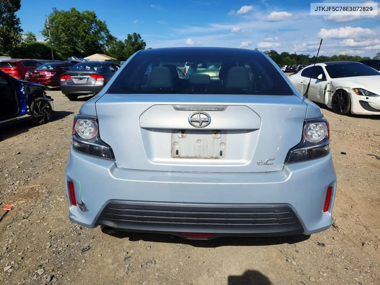2014 Scion Tc 10 Series VIN: JTKJF5C78E3072829 Lot: 57654486