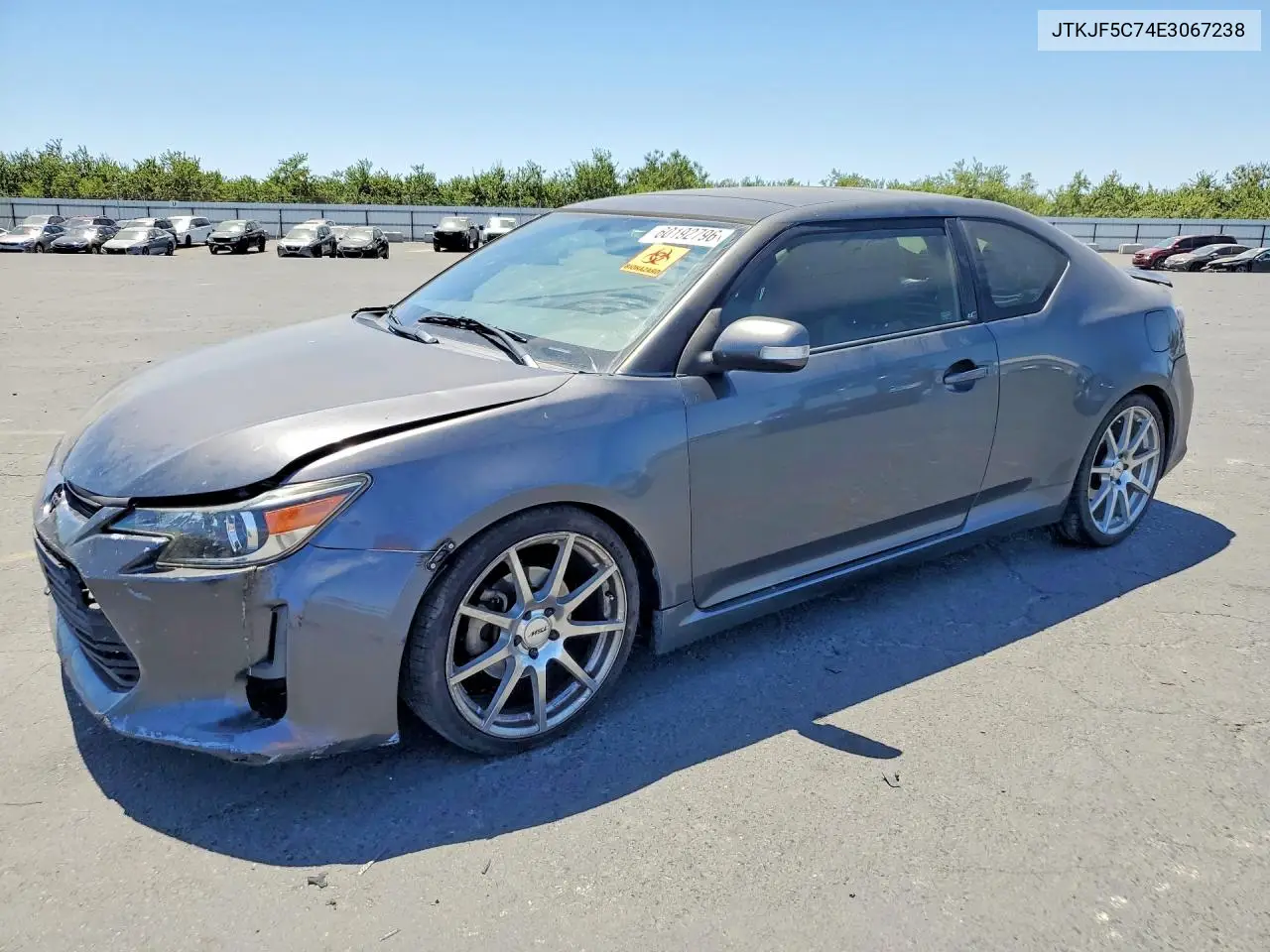 2014 Scion Tc Base VIN: JTKJF5C74E3067238 Lot: 60192796
