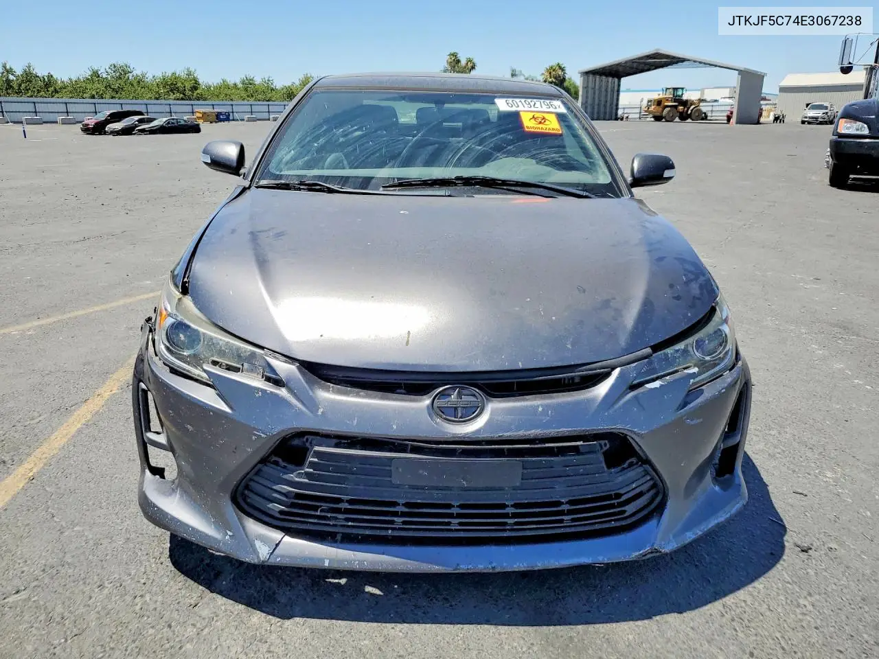 2014 Scion Tc Base VIN: JTKJF5C74E3067238 Lot: 60192796