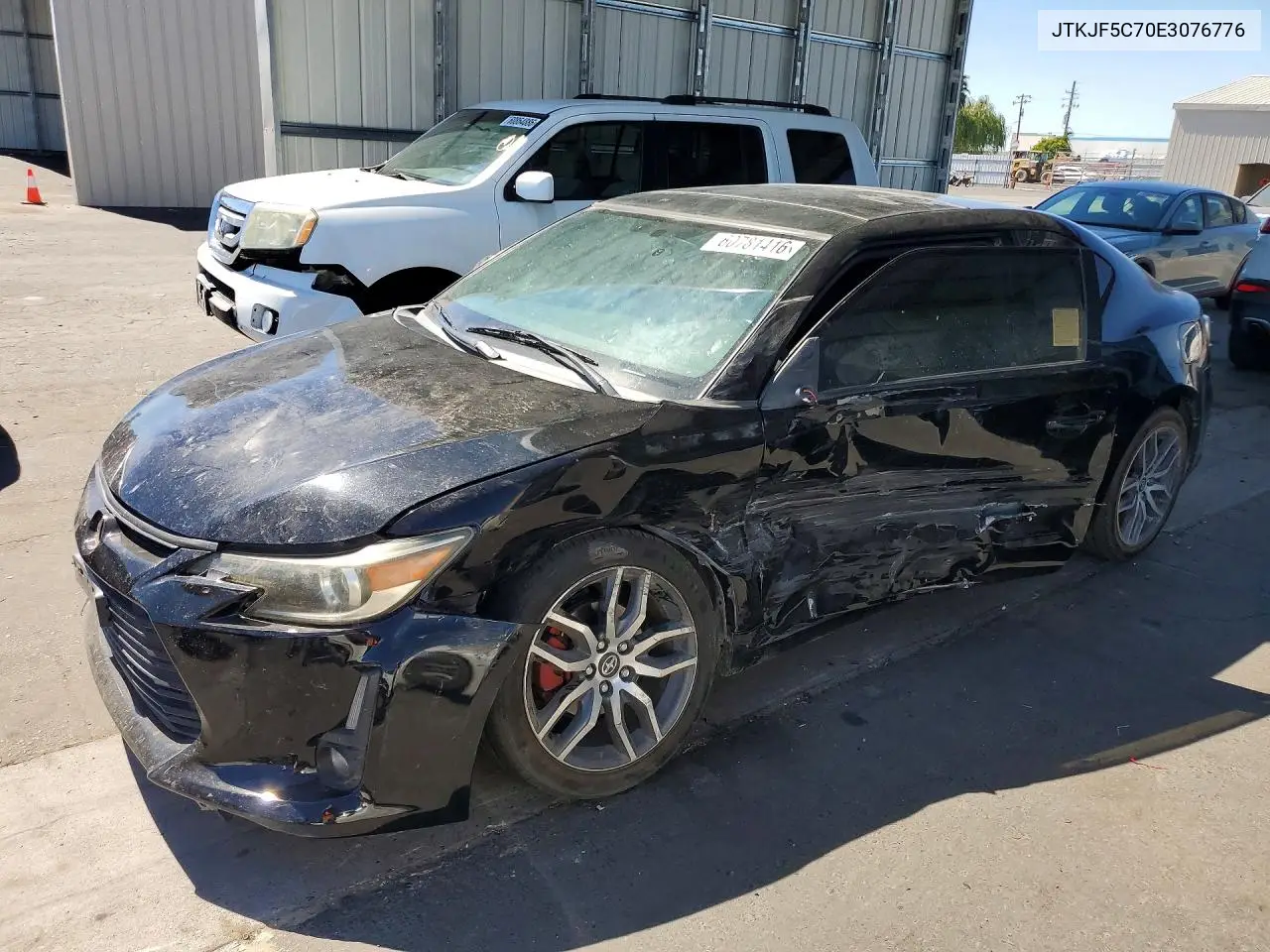 2014 Scion Tc Base VIN: JTKJF5C70E3076776 Lot: 60781416
