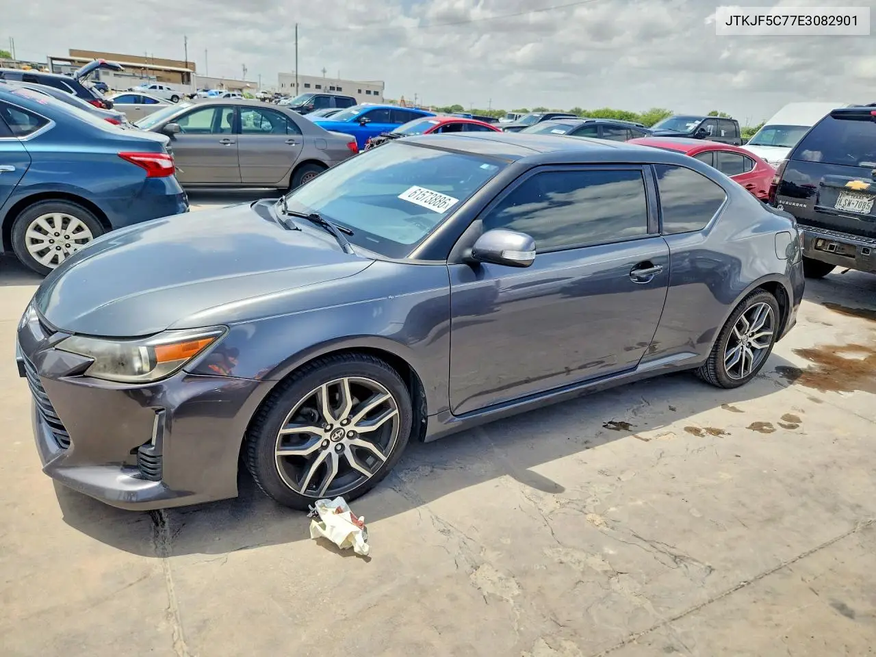 2014 Scion Tc Base VIN: JTKJF5C77E3082901 Lot: 61573886