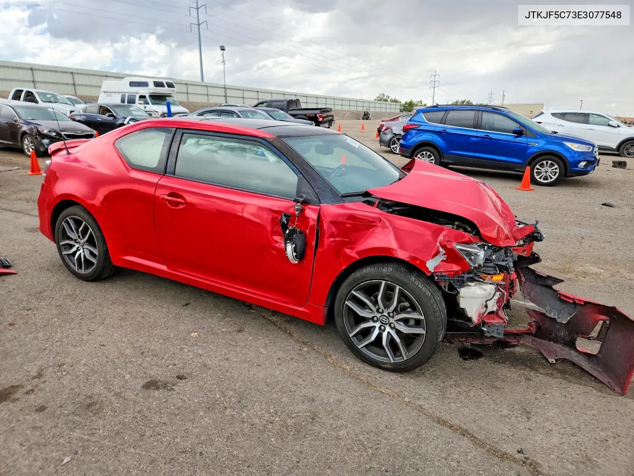 2014 Scion Tc Base VIN: JTKJF5C73E3077548 Lot: 61624996