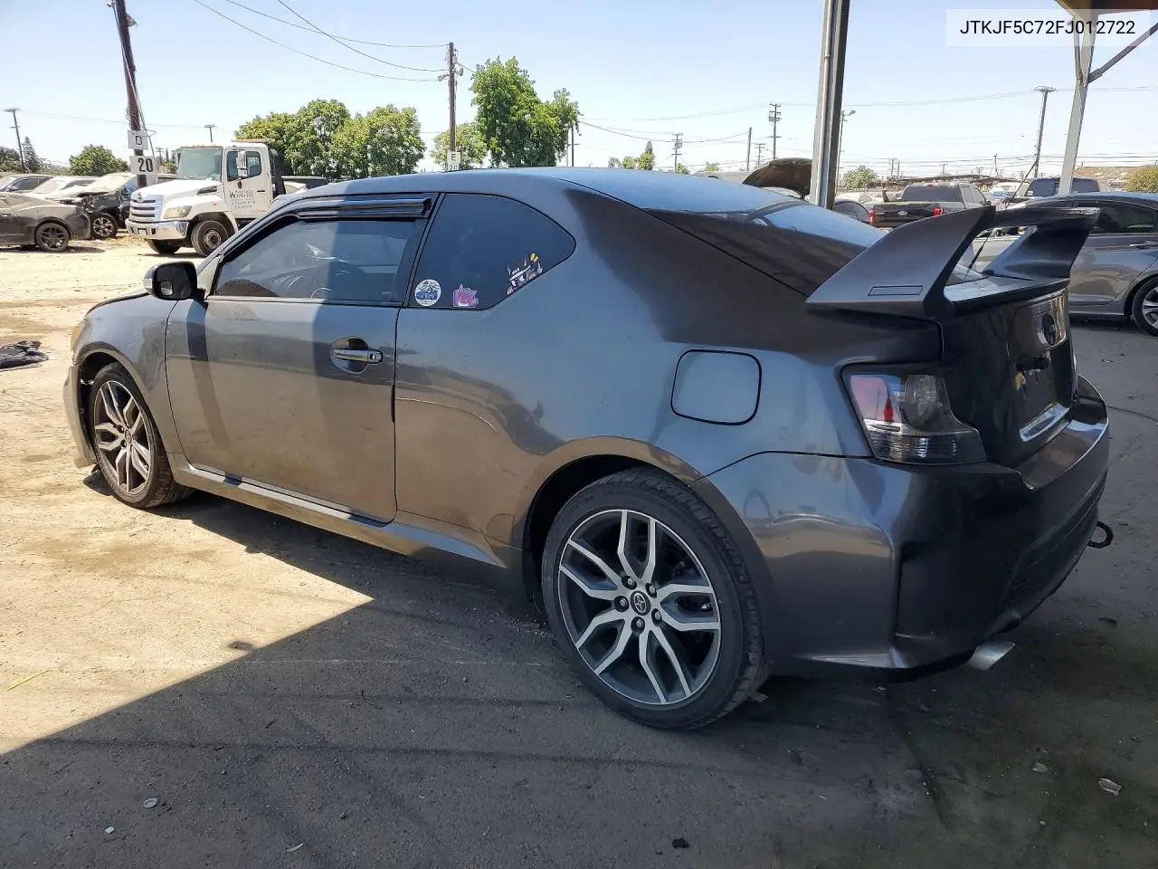 2015 Scion Tc Base VIN: JTKJF5C72FJ012722 Lot: 57006766