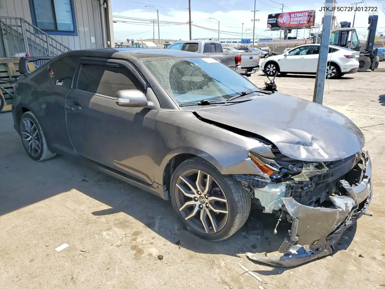 2015 Scion Tc Base VIN: JTKJF5C72FJ012722 Lot: 57006766