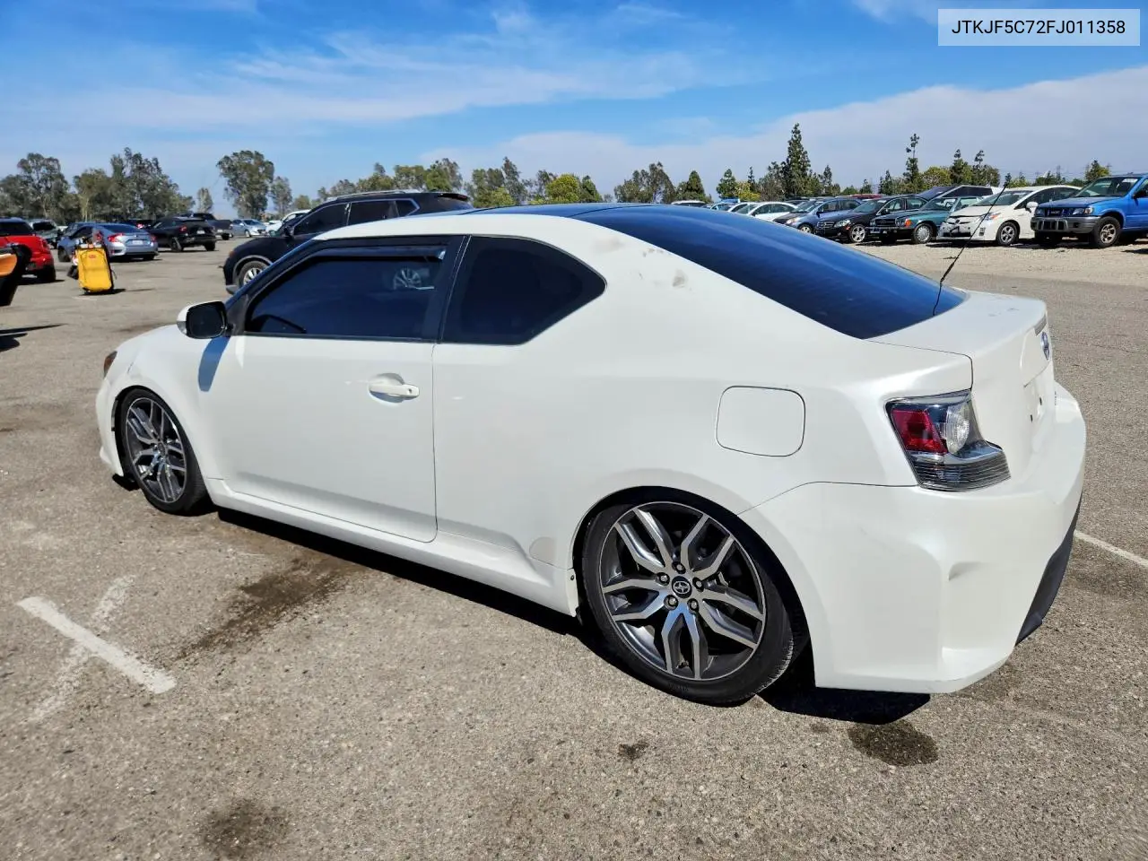 2015 Scion Tc Base VIN: JTKJF5C72FJ011358 Lot: 57223106
