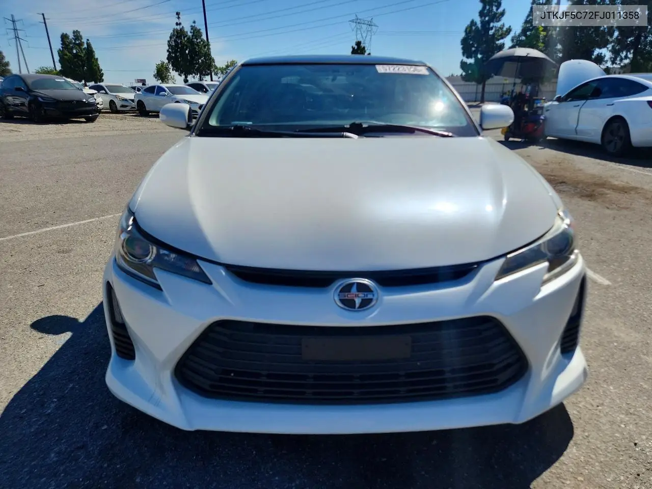 2015 Scion Tc Base VIN: JTKJF5C72FJ011358 Lot: 57223106