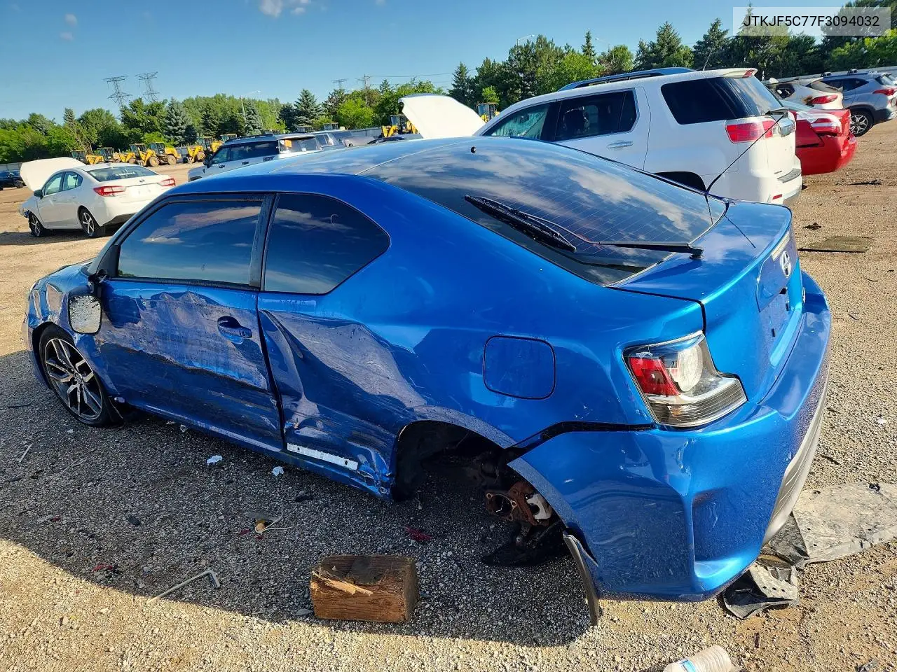 2015 Scion Tc Base VIN: JTKJF5C77F3094032 Lot: 58313996