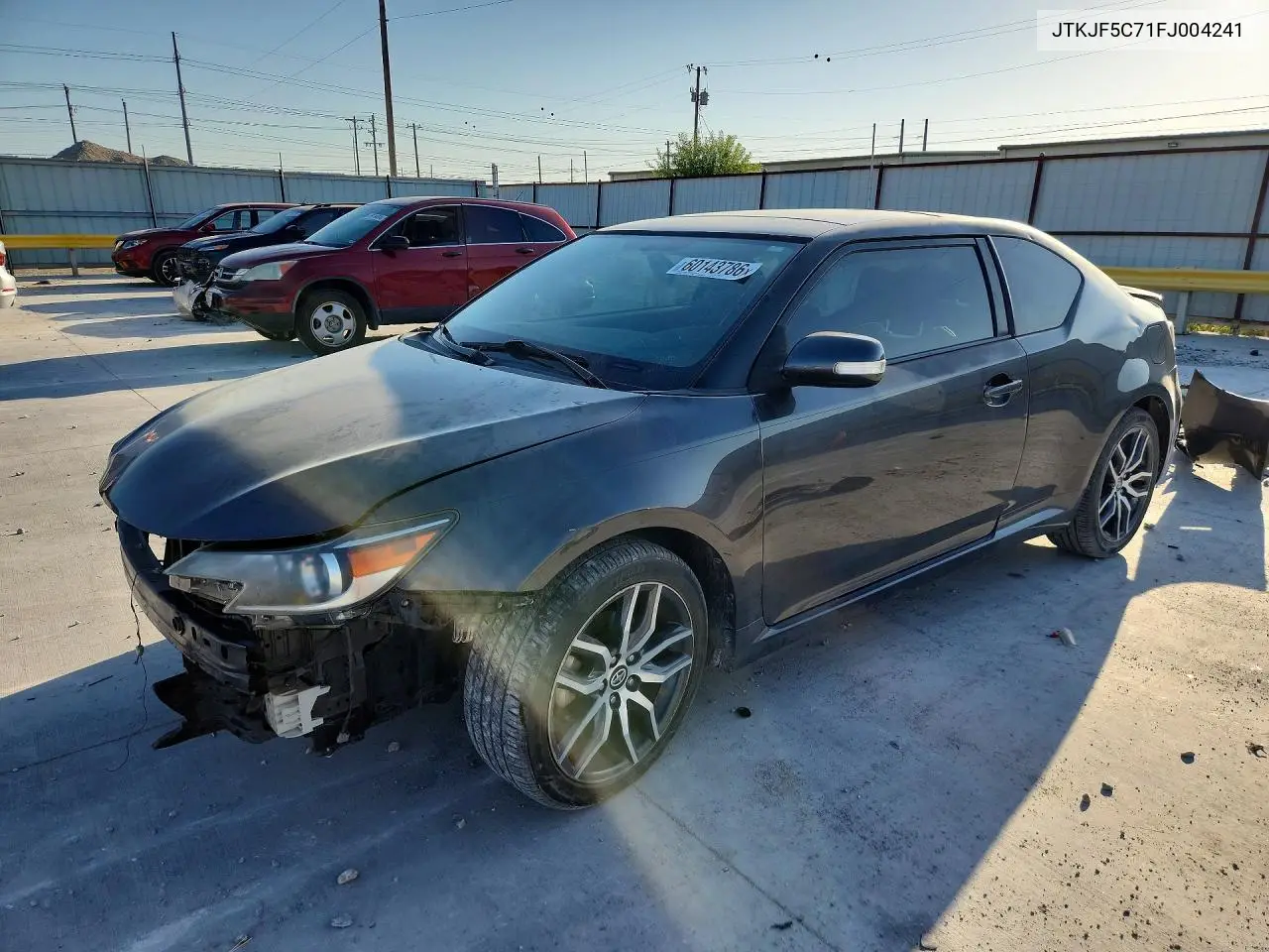2015 Scion Tc Base VIN: JTKJF5C71FJ004241 Lot: 60143786