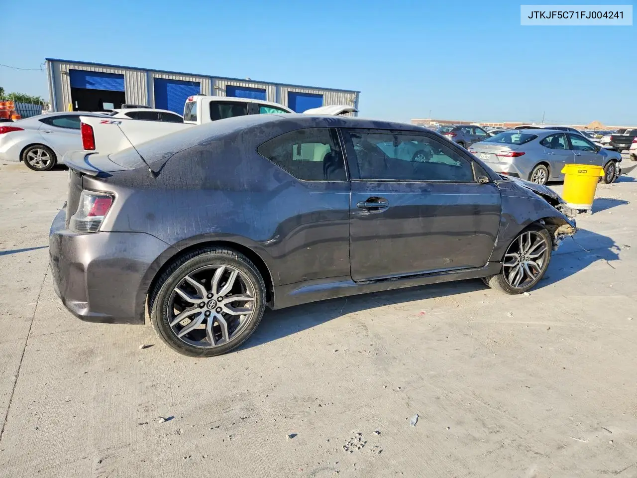 2015 Scion Tc Base VIN: JTKJF5C71FJ004241 Lot: 60143786