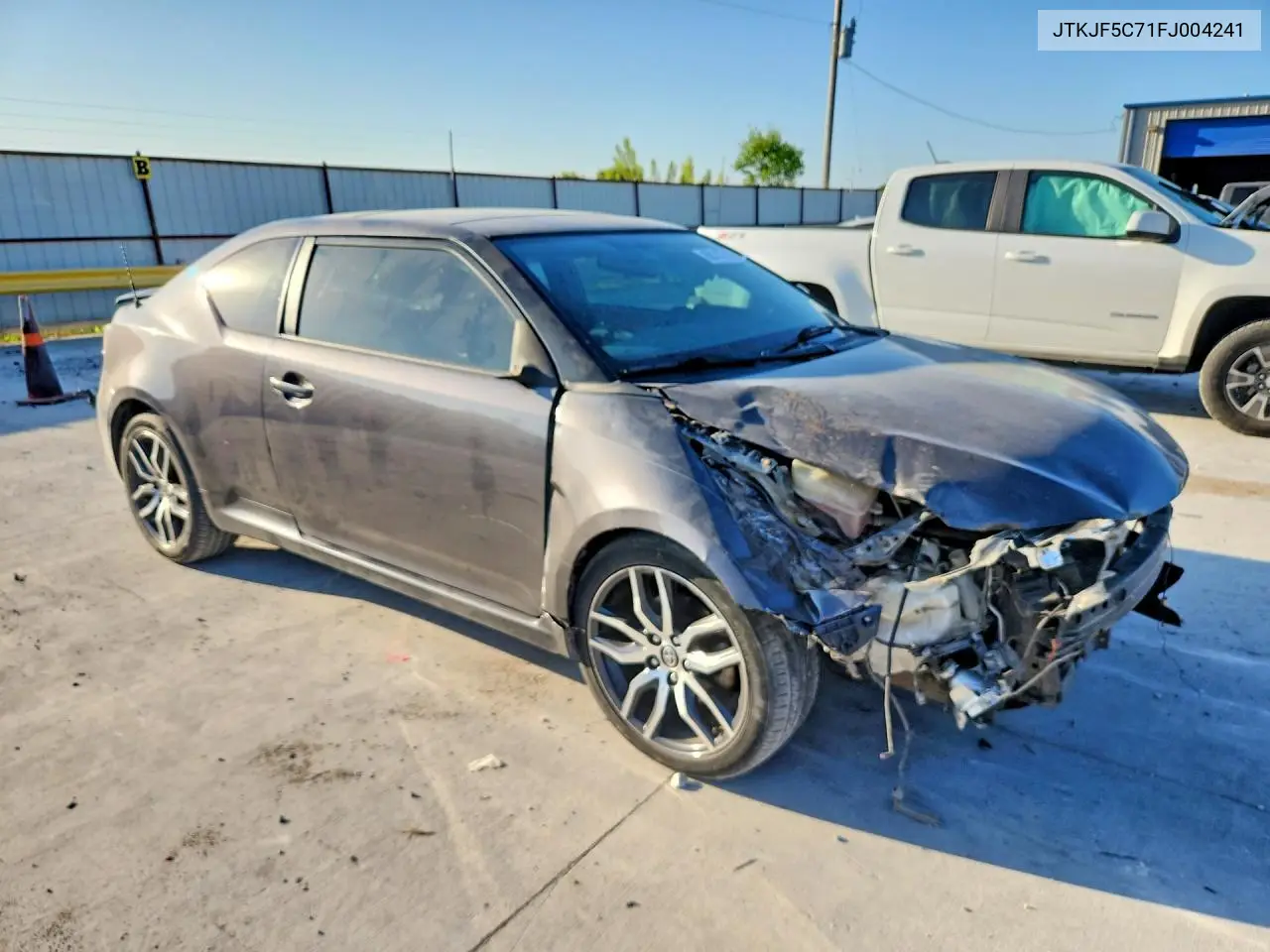 2015 Scion Tc Base VIN: JTKJF5C71FJ004241 Lot: 60143786